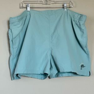 Caribbean swimwear trunks blue drawstring